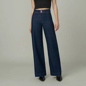 Joe's Jeans The Seamed Denim Trouser Wide Leg 29